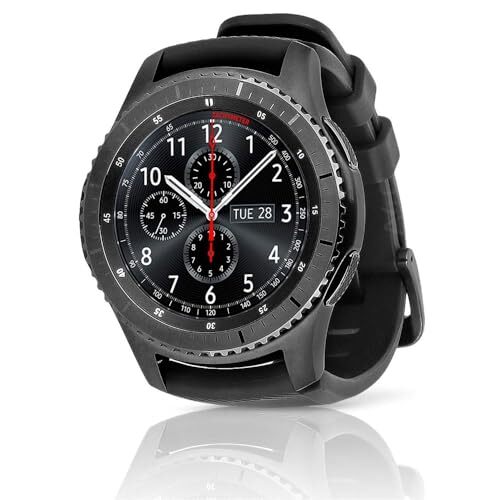 Verizon Samsung Gear S3 Frontier - 46mm - Dark Gray - SM-R765VDAAVZW - Picture 1 of 4