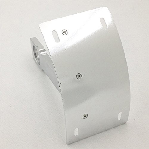 Soporte de matrícula plateado de montaje lateral trasero para Yamaha Warrior V-Max 2002-2005 - Imagen 2 de 6