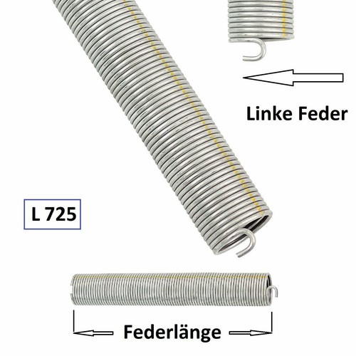 Resorte de puerta resorte de torsión para Hörmann puerta de garaje R/L700 R/L701 R/L702 R/L703 R/L704 - Imagen 35 de 36