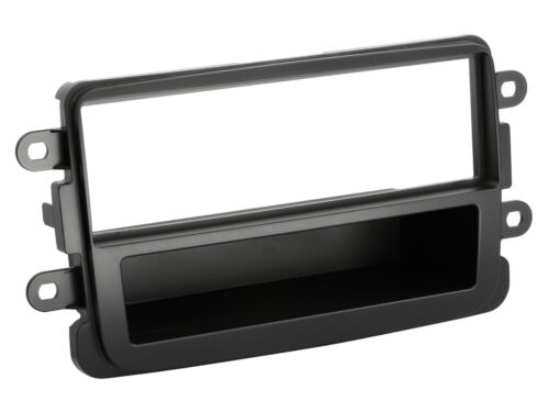 For Vauxhall Movano B X62 Car Radio Panel Installation Frame 1-DIN Black Matte - Picture 1 of 2