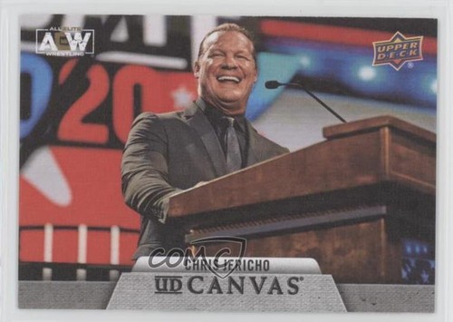 2021 Upper Deck AEW All Elite Wrestling Canvas SP Chris Jericho #C-35