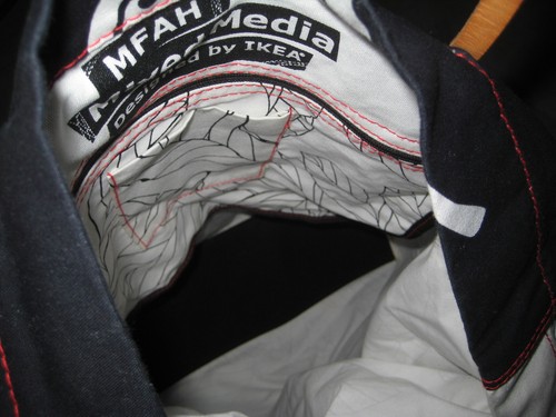 2012 Ali Rapp MFAH Houston Museum gemischte Medien Ikea Künstler Canvas Beuteltasche Tasche GEBRAUCHT - Bild 11 von 12