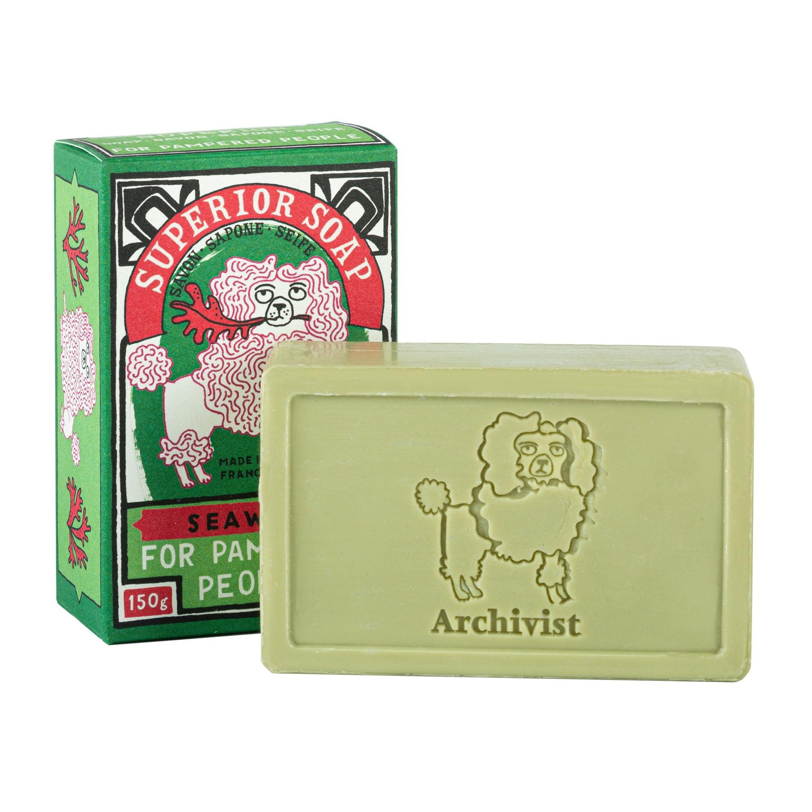 Savon d'Archivist - Vegan Soap Bar - Nourishing & Refreshing/Seaweed  150g