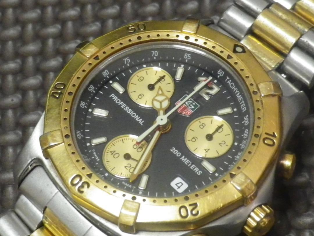 TAG Heuer Professional 200 CK1120 Quartz Black Dial Date Chronograph Men s Watch eBay