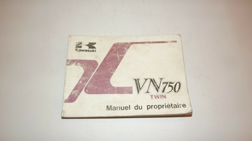 KAWASAKI VN 750 TWIN. Manuel du propriétaire Septembre 1993, 100 pages. - Picture 1 of 6