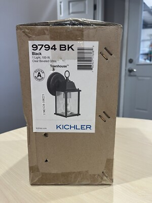 Kichler Lighting - 9794 - Black - 10W 1 LED Outdoor Small Wall Lantern 