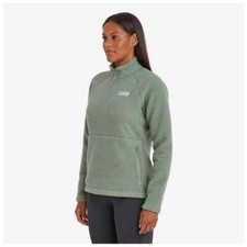 Montane Women's Chonos Smock Fleece Pullover (eucalyptus)