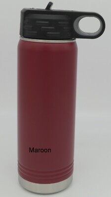 Oh THE PLACES I'LL GO ENGRAVED POLAR CAMEL 20 oz INSULATED WATER BOTTLE FLIP LID