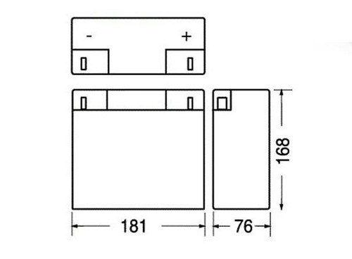 Batteria al piombo 12 V 17 Ah ad alta qualita e affidabilita - Foto 3 di 6
