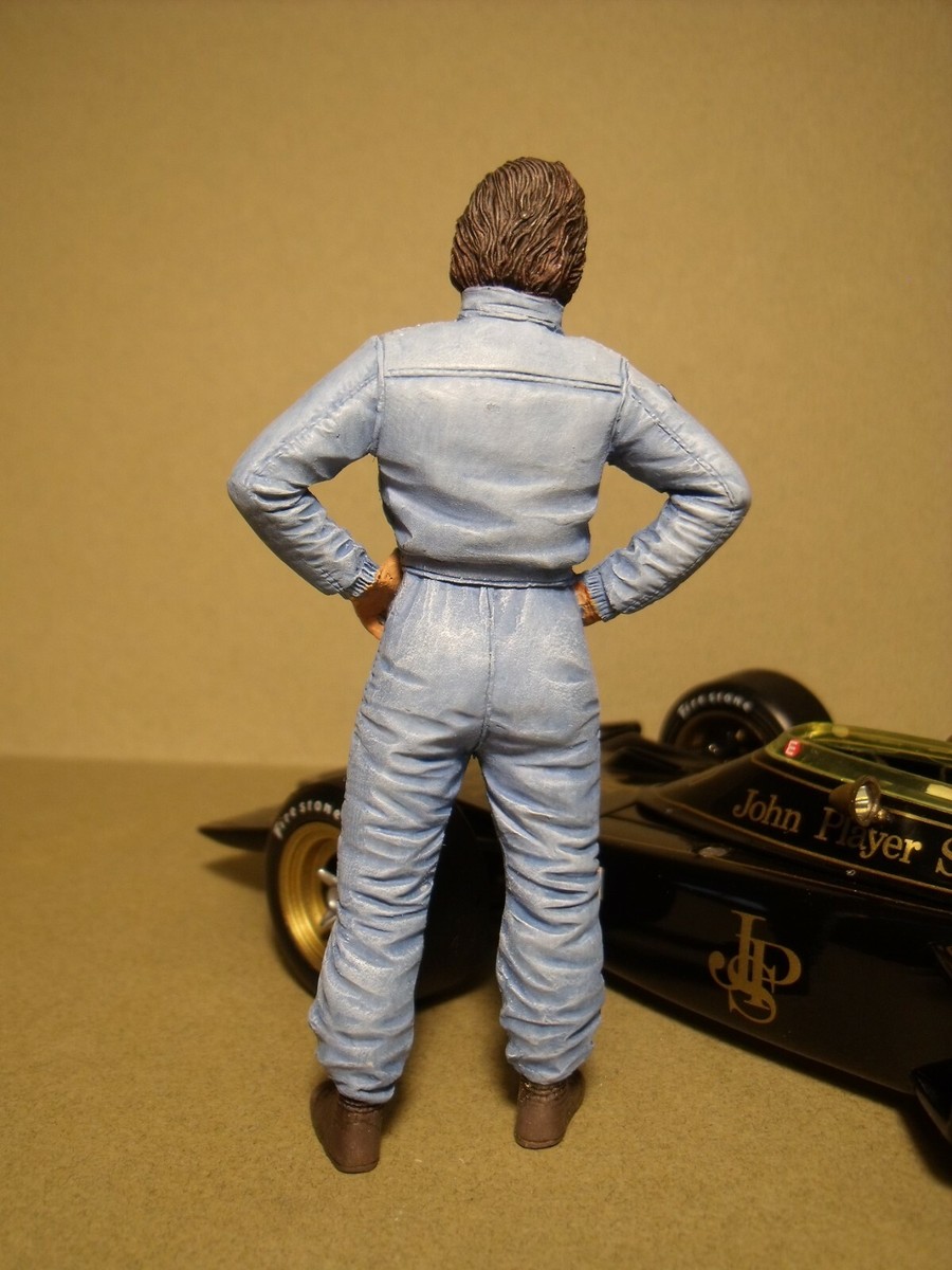 Figurine 1/18 Emerson Fittipaldi – Lotus F1 1972, Résine, GP Replicas/Exoto, Neuve
