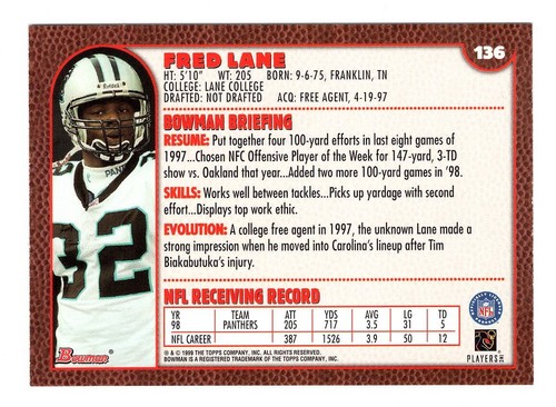 1999 Bowman Football Singles *You Pick* Base, Rookies, Parallel - Nrmt-Mt - Picture 259 of 501