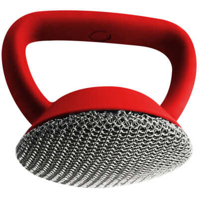 Cast Iron Scrubber Stainless Steel Wool Scrubber Round Chainmail Scrubber tp .q