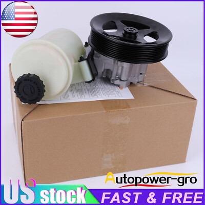 #ad #ad Power Steering Pump w 8 Groove Pulley for Dodge Ram 1500 2500 3500 7696974161 $76.00