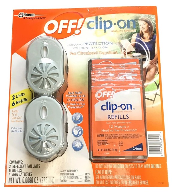 off repellent clip on