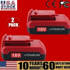 2Pack 18V Lithium Ion Battery for Porter Cable 18 Volt PC18B PC18BL PC18BLX Tool
