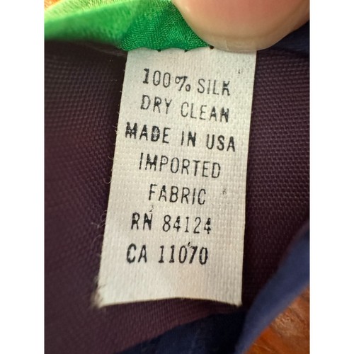 Colorful RM Style 100% Silk Tie With Molecule Design Made In USA Dry Clean Only - Picture 3 of 24