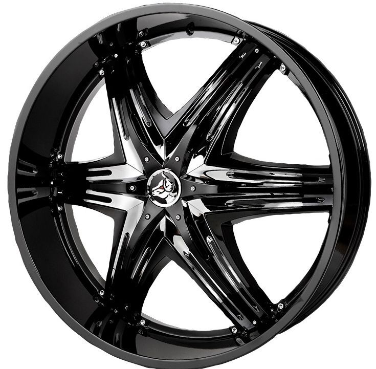 22 inch 22x8.5 DIABLO ELITE G2 Black wheel rim 5x110 +38 | eBay