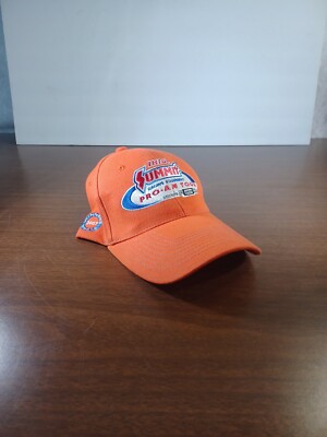 New Summit Racing Team Blaze Orange Hat Embroidered Adjustable Back 
