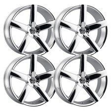 Set-4 2crave N55 20x8.5 5x120 35mm Chrome Wheels Rims 20 Inch