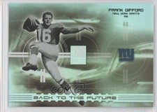 2003 Donruss Elite Back to the Future 568/1000 Frank Gifford #BF-10 HOF a8r