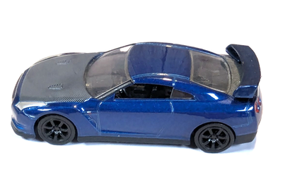 Jada Toys Blue Diecast Model of Brian O'Connor's 2009 Nissan GT-R
