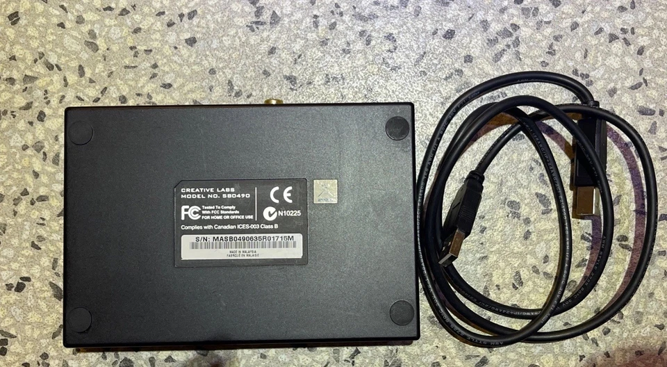Creative Labs Sound Blaster 24-bit External Model SB0490 - Image 3 of 4