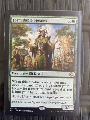 Magic the Gathering Lorwyn Eclipsed: Formidable Speaker #176 Near Mint