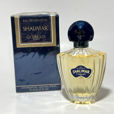 Shalimar Guerlain Eau de Cologne New Sealed Natural Women's Spray 2.5 Oz 75 ml