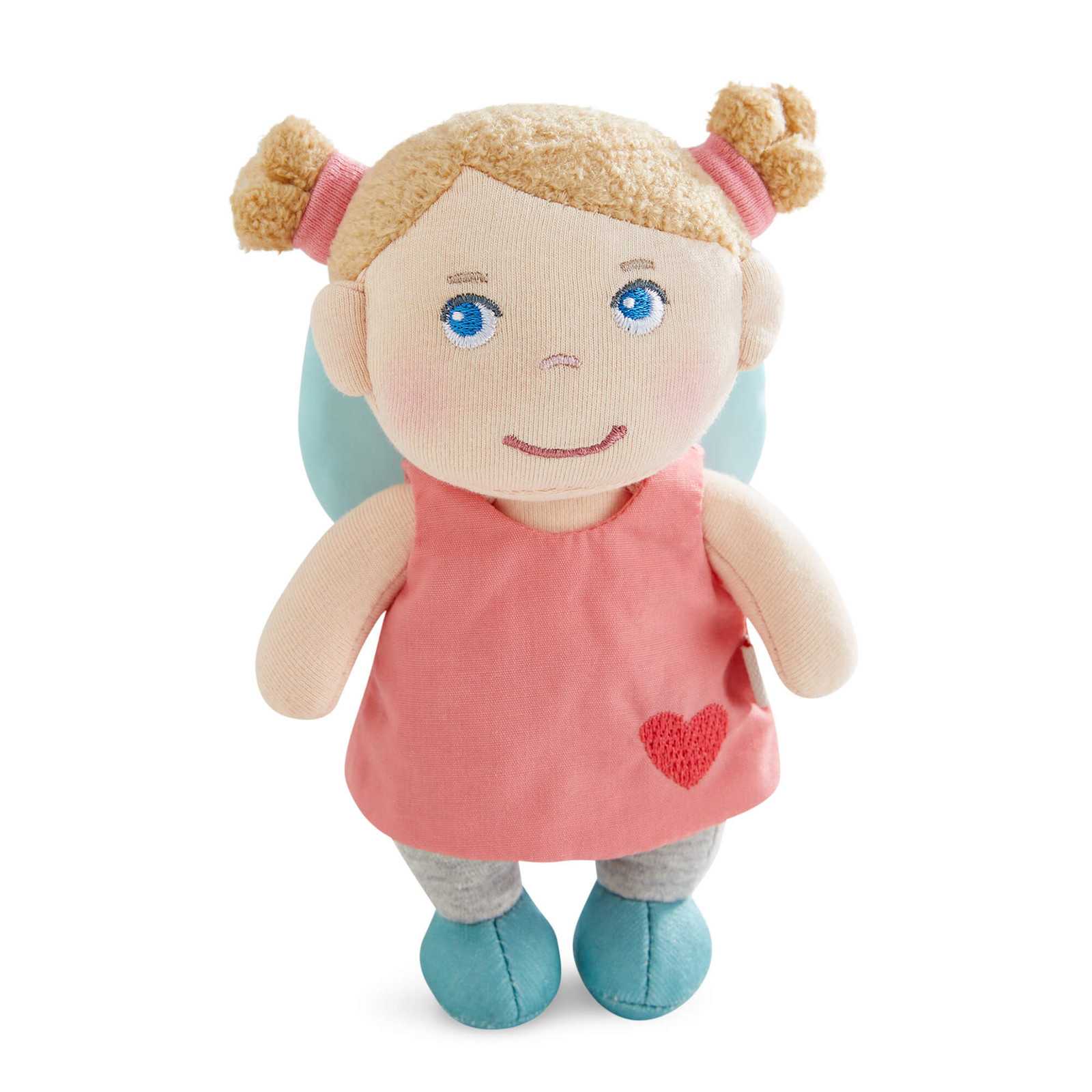HABA Guardian Angel Mini Doll Lucy- Tiny 6" Angel Baby Doll, A First Baby Doll