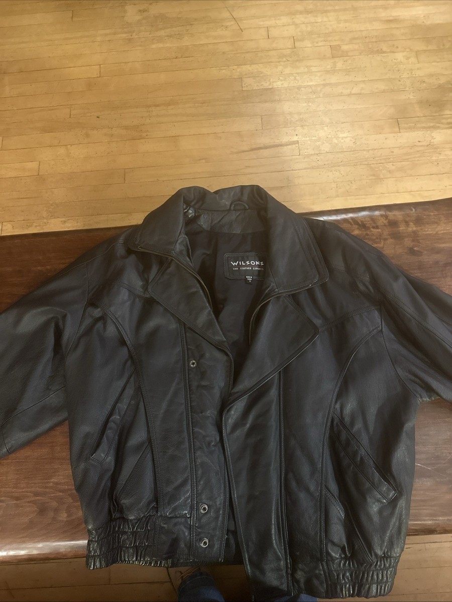 ジャケット・アウター 90s WILSONS short leather bomber jacket 90s Wilson's Leather Bomber Jacket (XL) – Holy Thrift