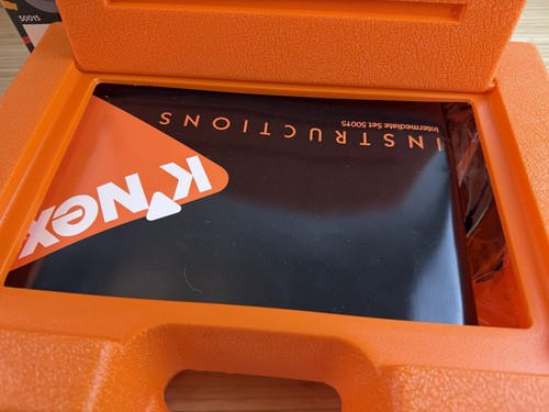 KNEX K'Nex Intermediate Building Set 50015 in Case with Instruction Manual VTG - Picture 3 of 14