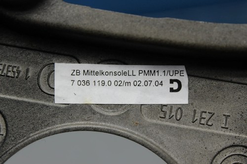 Middelste console ZB Schakelaar Vermomming 7036119 BMW 5er E61 525d Bj.04 - Afbeelding 9 van 10