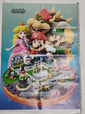 Mario Party 10 Monster Hunter 4 Mega Double-Sided Poster ''21x29'' Club Nintendo