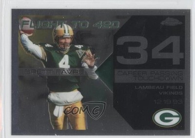 2007 Topps Chrome Collection Flight to 420 Brett Favre #BFC-BF34 HOF 0a1