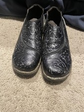 L'artiste by Spring Step Meteor-Black Multi-tooling Slip On Shoes Sz 8.5 Dressy