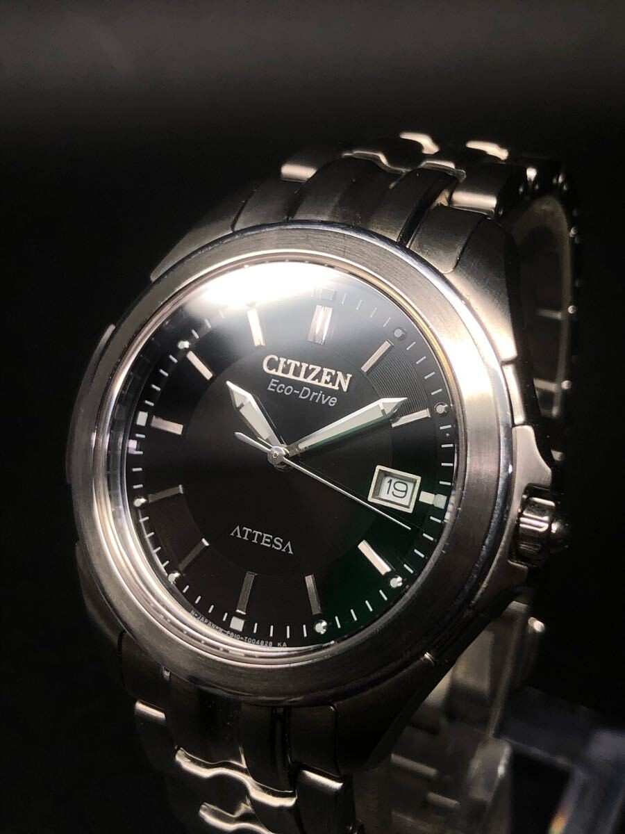 Citizen Attesa Eco-Drive Watch Titanium Dial ATTESA Duratect Super