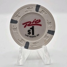 Rio Hotel Casino Las Vegas Nevada 1989 $1 Casino Chip N2059