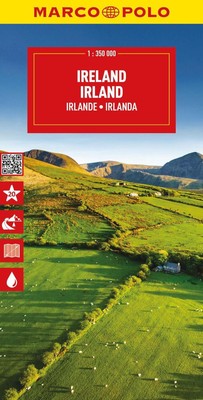 Irland Marco Polo Karte von Marco Polo (englisch) gefaltetes Buch
