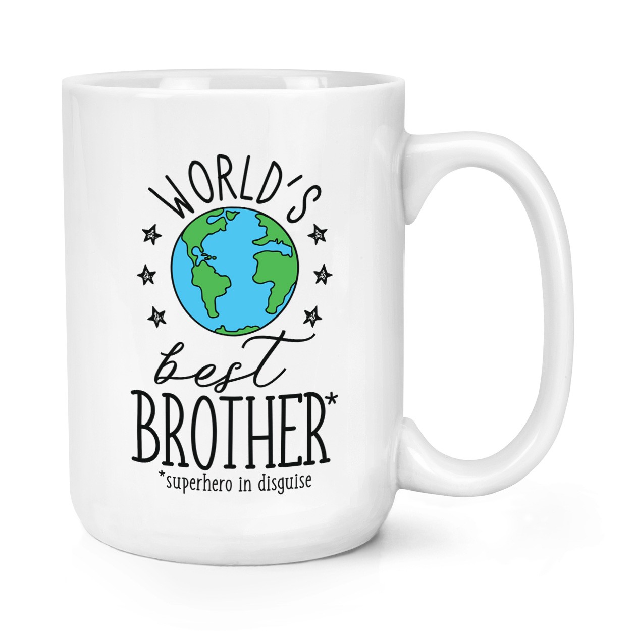 World's Best Brother 15oz Large Mug Cup - Funny Gift Present Big
