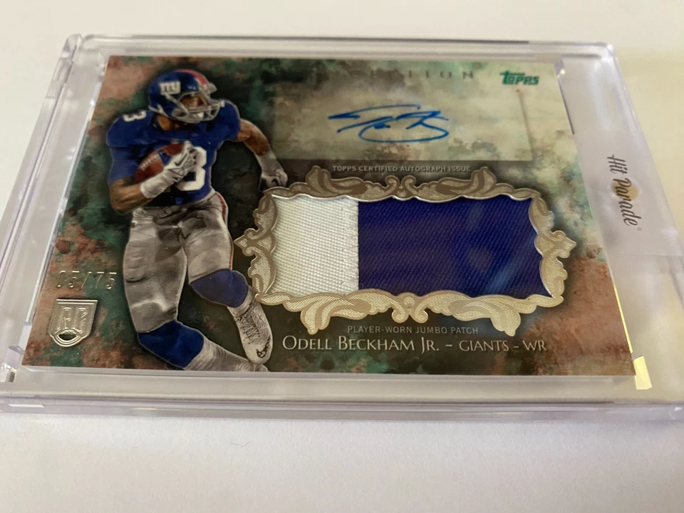 Odell Beckham Jr. Inception RPA Topps Inception /75 - Image 3 of 3