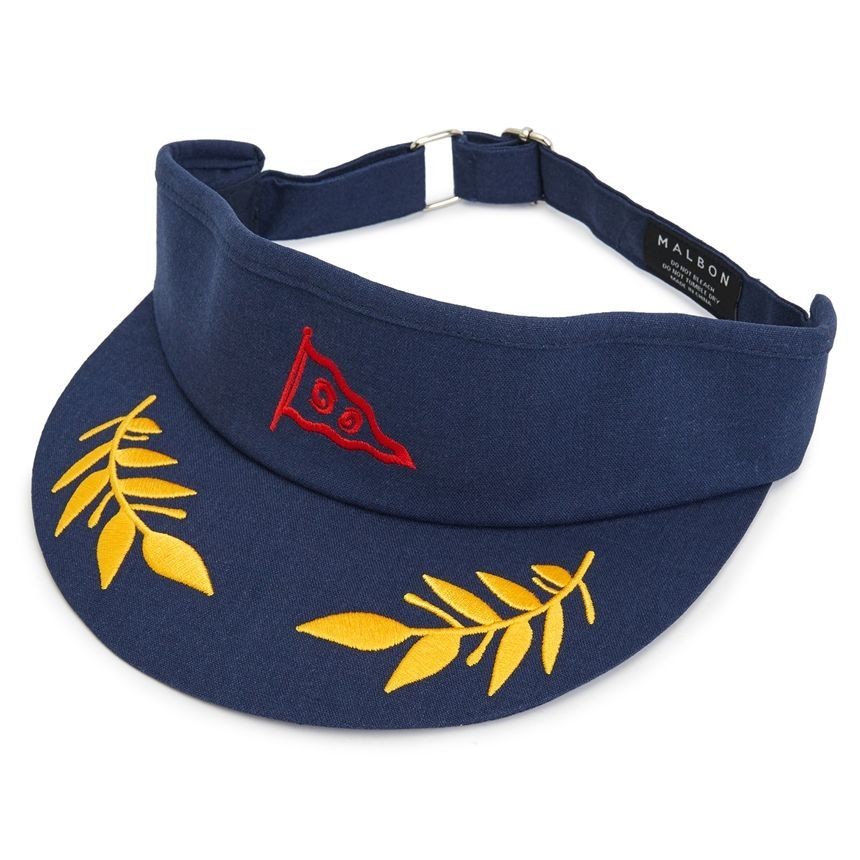 Malbon Golf Golf Sun Cap Hat M 7530 NVY 46620529 image 2