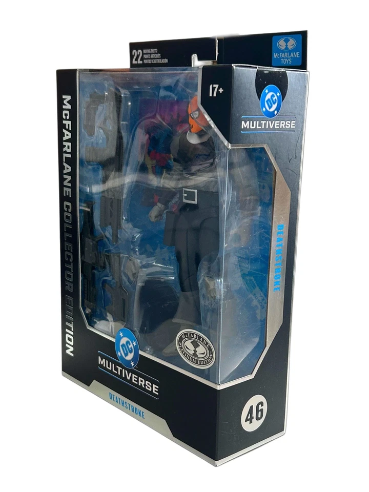 McFarlane DC Multiverse Deathstroke The Terminator Platinum Chase Nuevo Sellado Foto 3 de 4