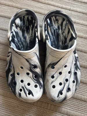 Crocs Classic Marbled Clog Used Repaired Men s 9 Womens 11