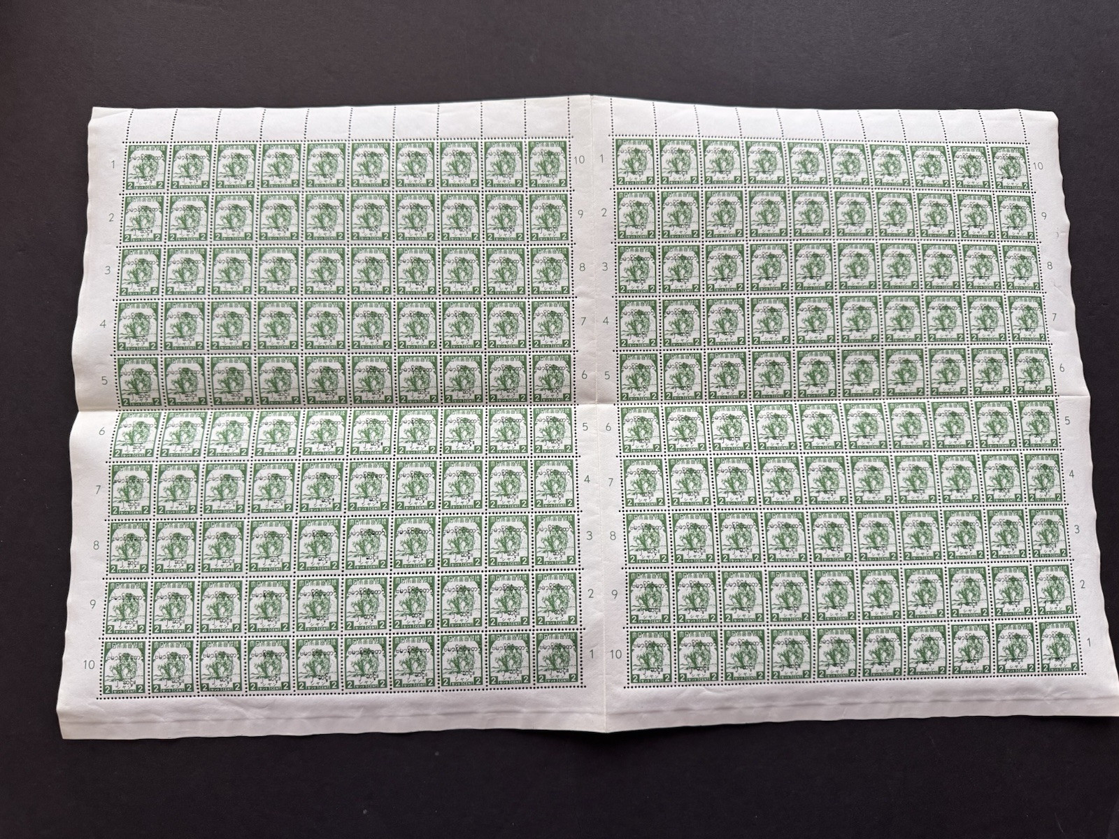 Burma WWII Japan Occupation (JB27) +Shan Lady 2C #2N59 +MNH OG +Full Sheet 200