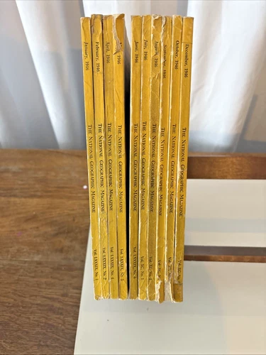National Geographic Magazine 1946 lot of 10