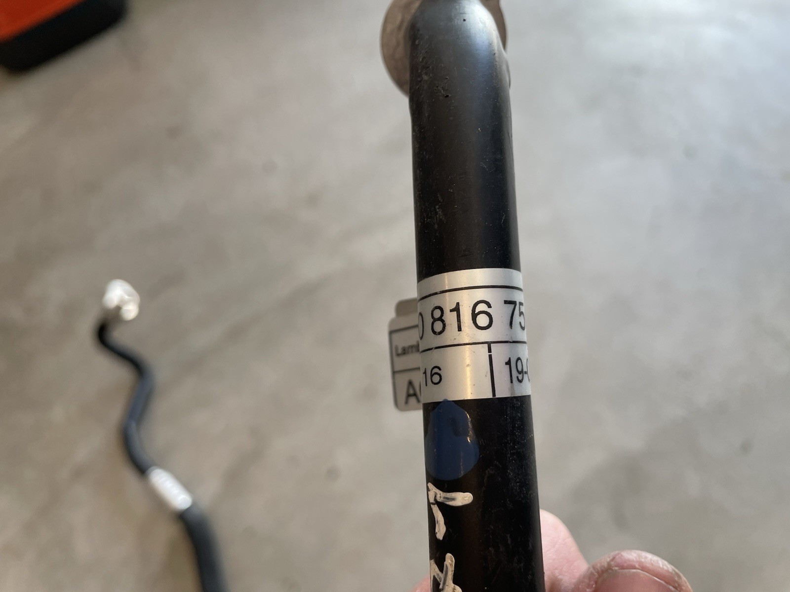 Lamborghini Huracan Front Ac Air Conditioning Hose Center Line Pipe USED OEM