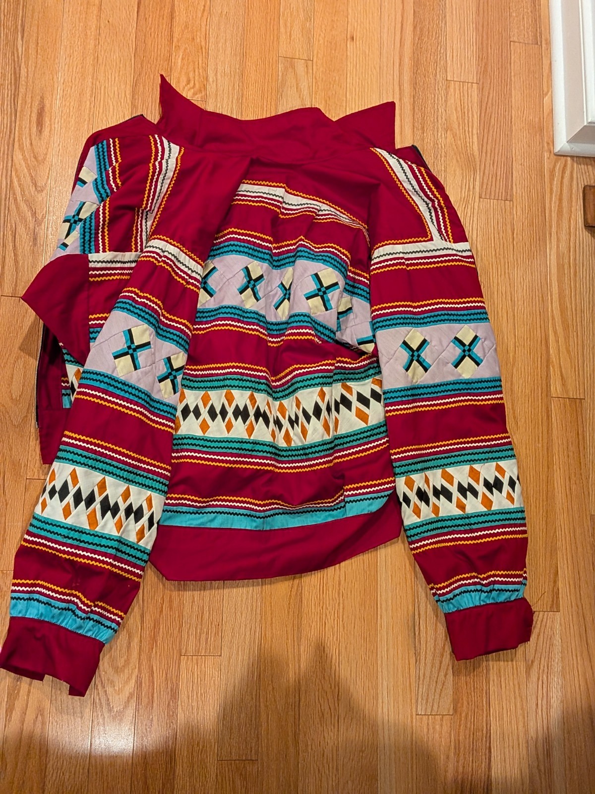 Vintage Seminole Patchwork Jacket: Handmade Nativ… - image 1