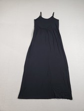 Lush Women Maxi Dress Black Sleeveless Spaghetti Straps Empire Waist Vacation