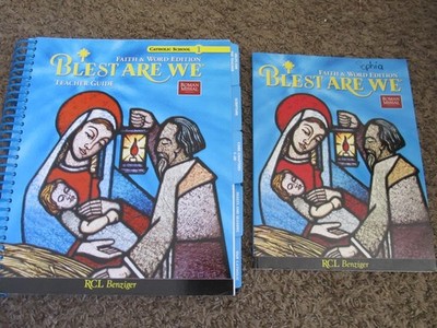 BLEST ARE WE 1st Grade 1 Benziger Student Teacher Guide SET Catholic Faith Word