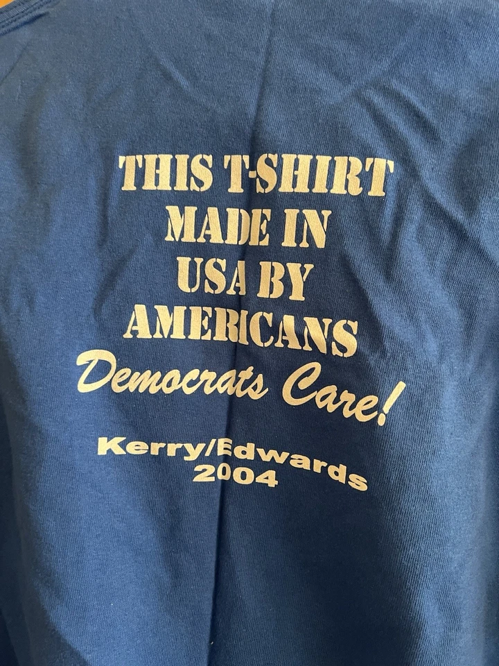 Camisa Kerry-Edwards 2004. Talla L. Azul Foto 4 de 4